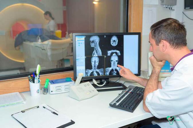 Diagnosis of computer osteochondosis thoracic